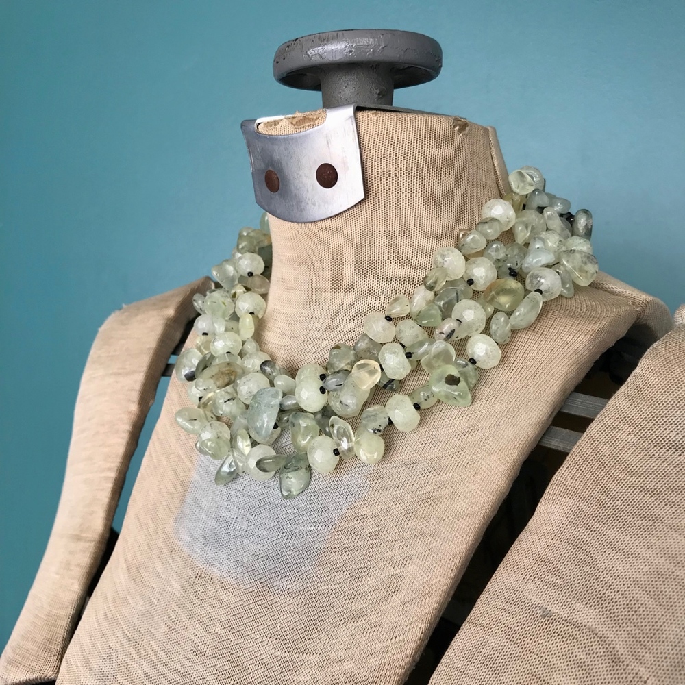 Mint Statement Necklace Chunky Collar Necklace - image 5
